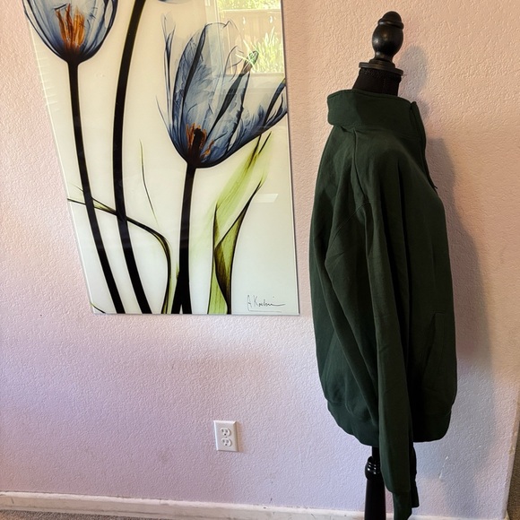 Champion green mens pullover shirt size large - Picture 2 of 4